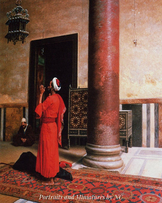 Interior of a Mosque 1902