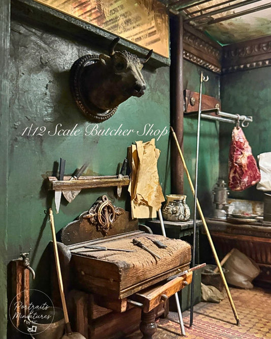 Masterclass in Miniature: Exploring a Vintage French Butcher Shop Diorama