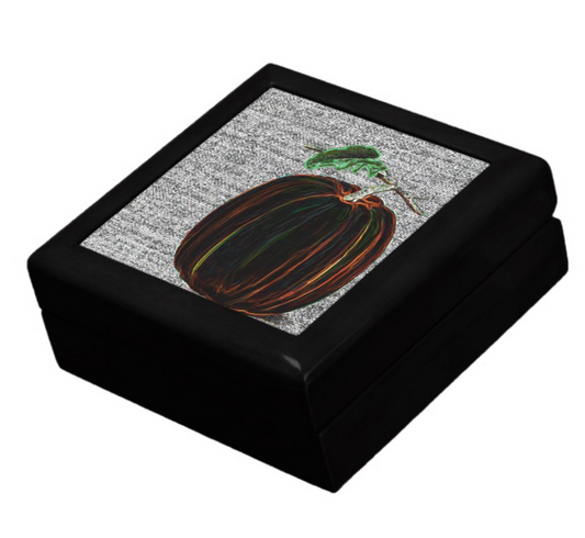 Pumpkin Keepsake Lacquered Box