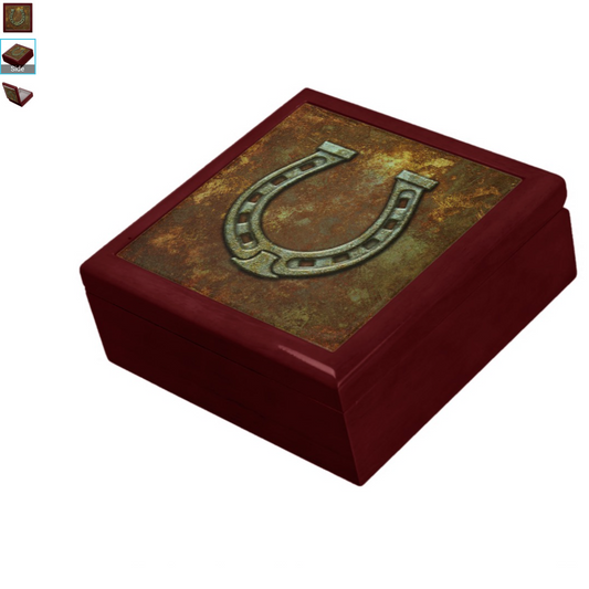 Lucky Horseshoe Keepsake box