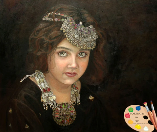 Princess of the East oil painting by Enzie Shahmiri