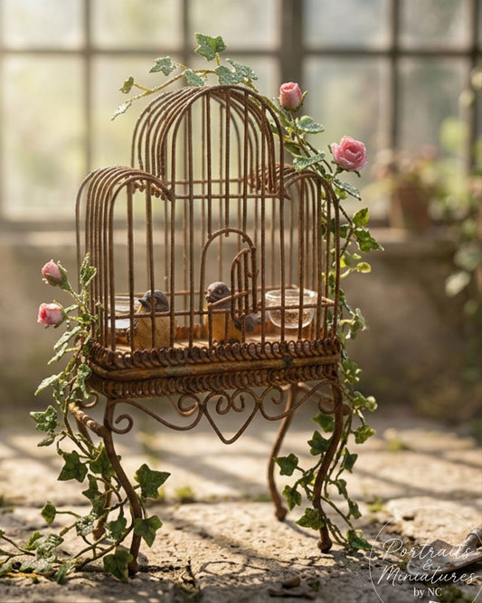 Heritage Aged Iron Birdcage