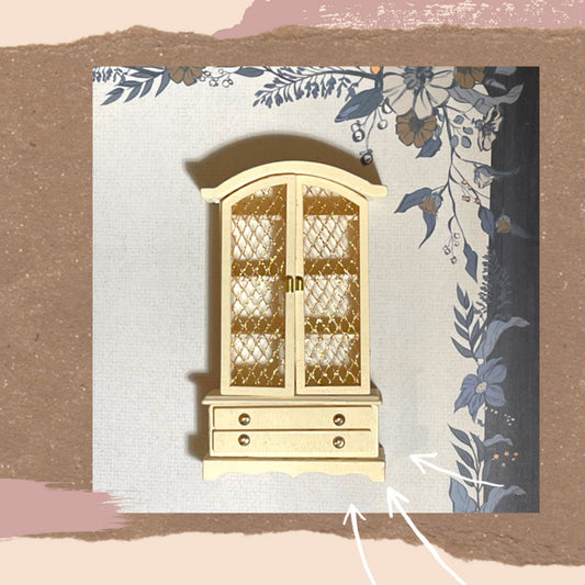 French Provincial Cupboard Miniature Tutorial