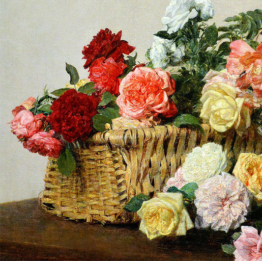 basket of roses detail Henri Fantin_Latour
