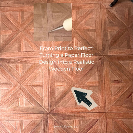 wood floor from paper