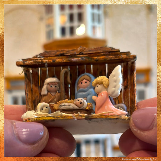 How to make a 1/12 Dollhouse Nativity Set