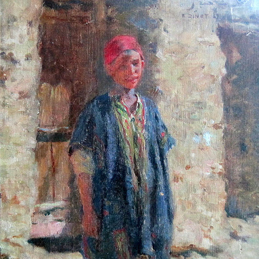 portrait en pied d'un gamin de laghout