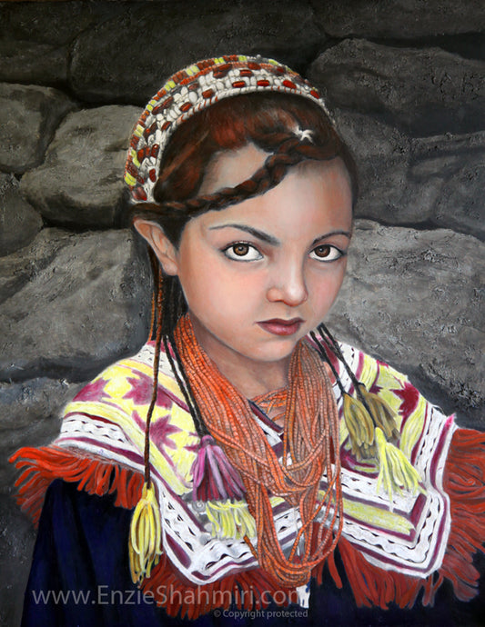 Pakistani Girl Painting
