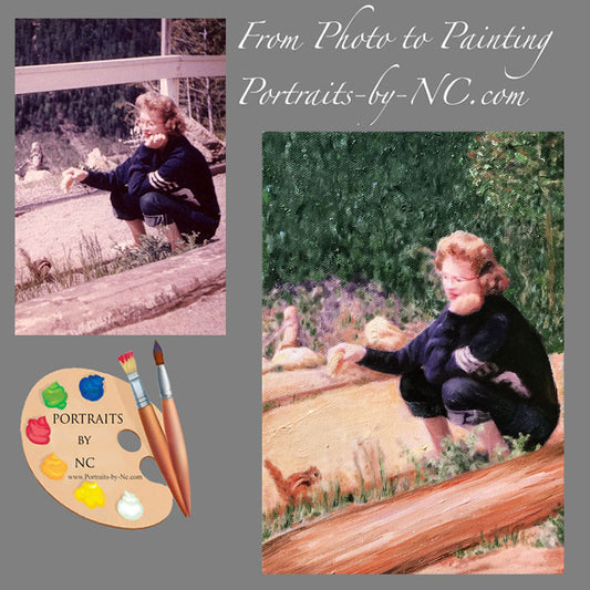 Vintage Photo to Painting