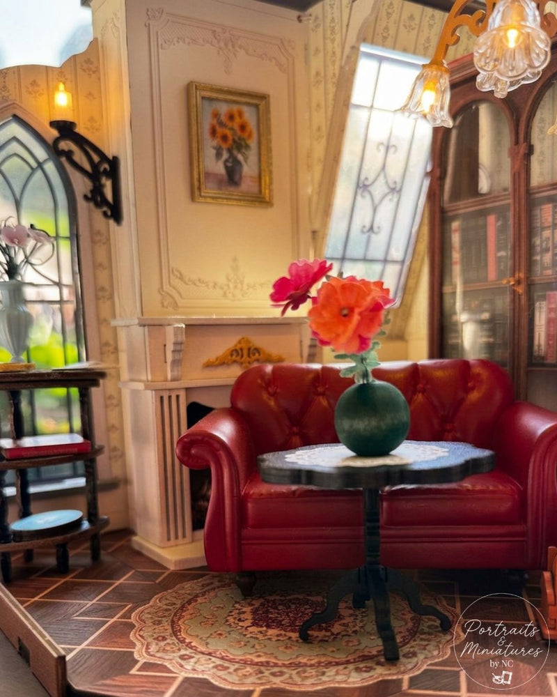 How to Elevate Rolife Catherine's Living Room with Handmade Miniature Flowers