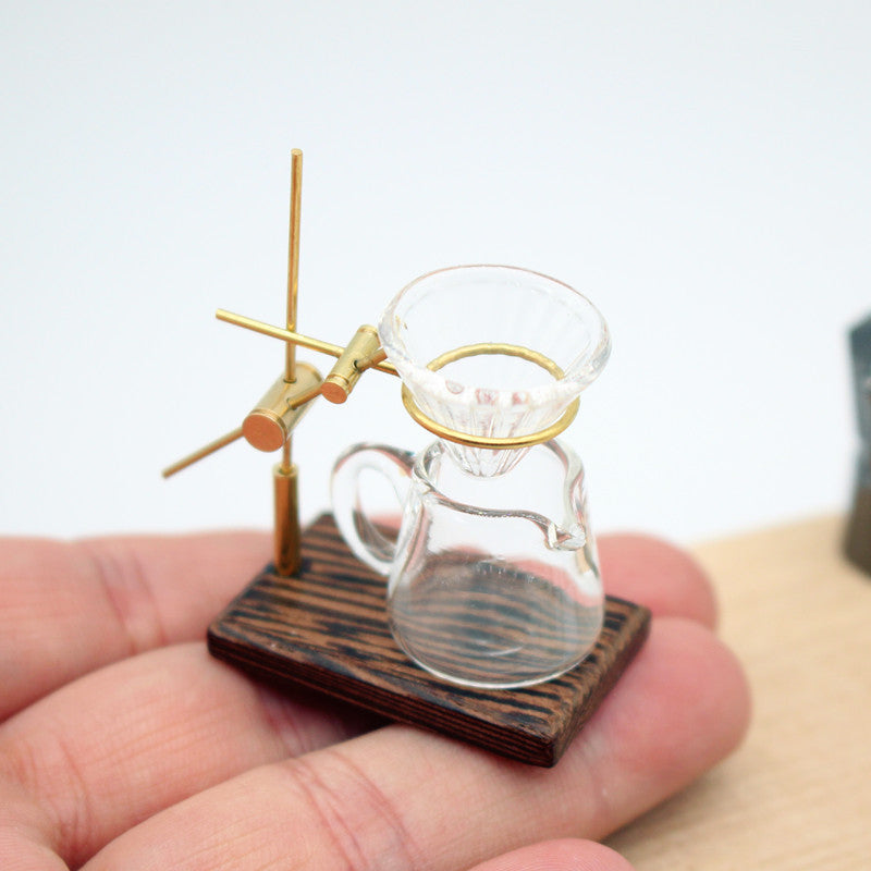 Dollhouse 1/12 Scale Miniature Glass Coffee Carafe