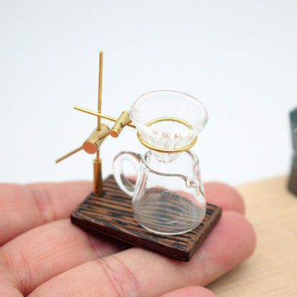 Dollhouse 1/12 Scale Miniature Glass Coffee Carafe