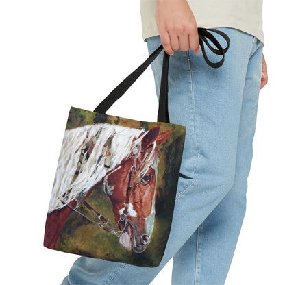 Tote Bag Warriors Horse Equine Design