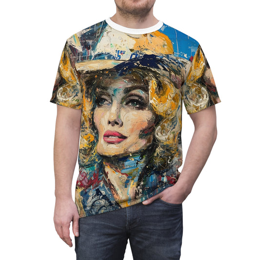 Unisex Cut & Sew Tee (AOP) - Country Queen Western Themed Tee