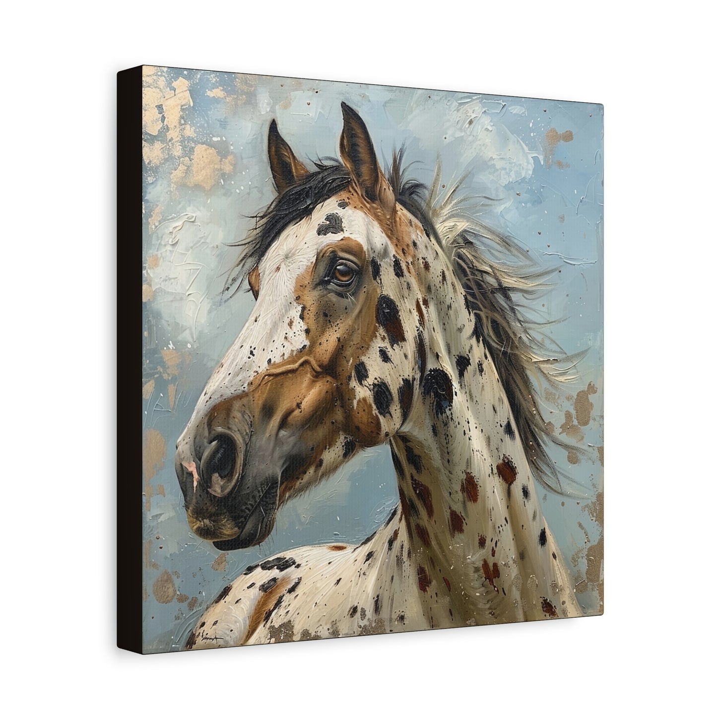 Appaloosa Horse Canvas Print — Equine Wall Art (Matte Stretched Canvas 1.25")