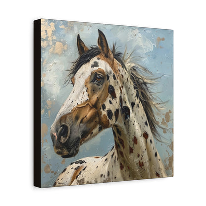 Appaloosa Horse Canvas Print — Equine Wall Art (Matte Stretched Canvas 1.25")