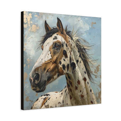 Appaloosa Horse Canvas Print — Equine Wall Art (Matte Stretched Canvas 1.25")
