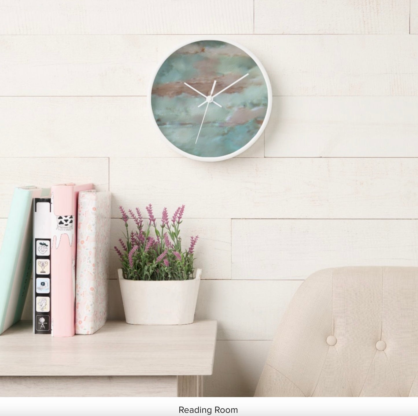 10_-Round-White-Wooden-Frame-CLock-on-wall