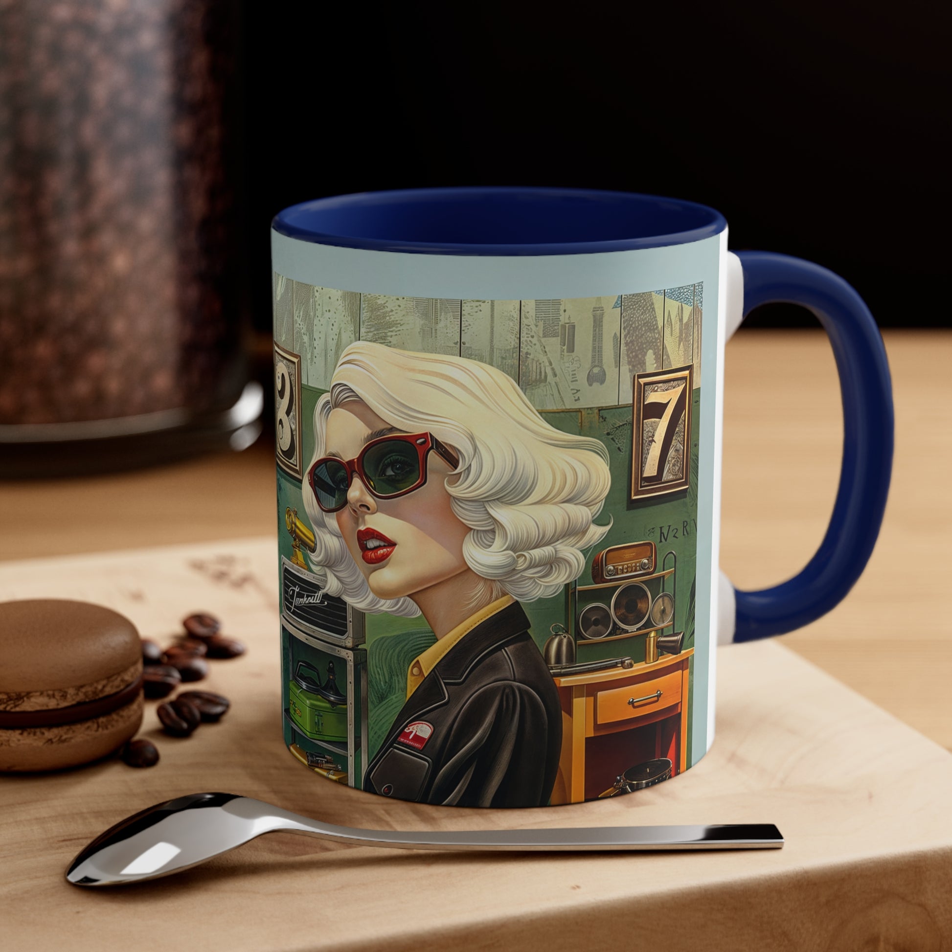Accent Coffee Mug, 11oz - Tool Time Blonde-naby in situ