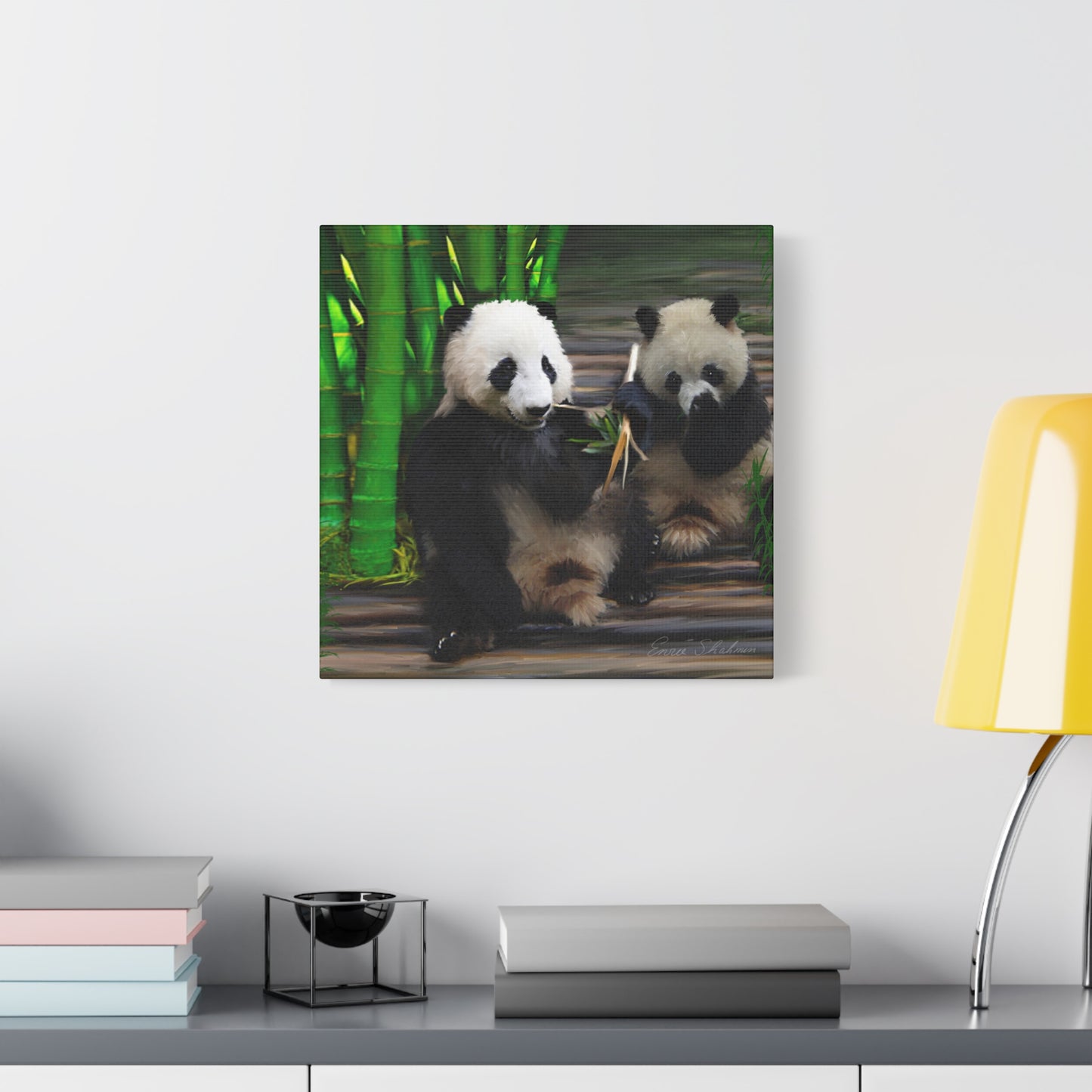 Pandas - Matte Canvas, Stretched, 1.25"