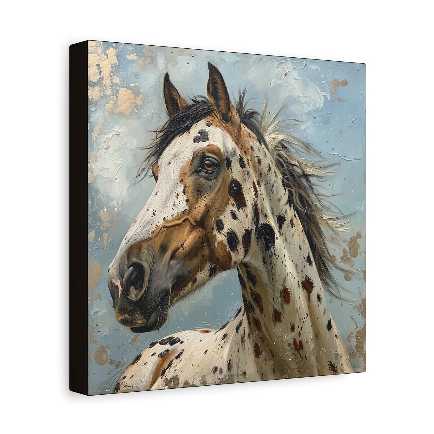 Appaloosa Horse Canvas Print — Equine Wall Art (Matte Stretched Canvas 1.25")