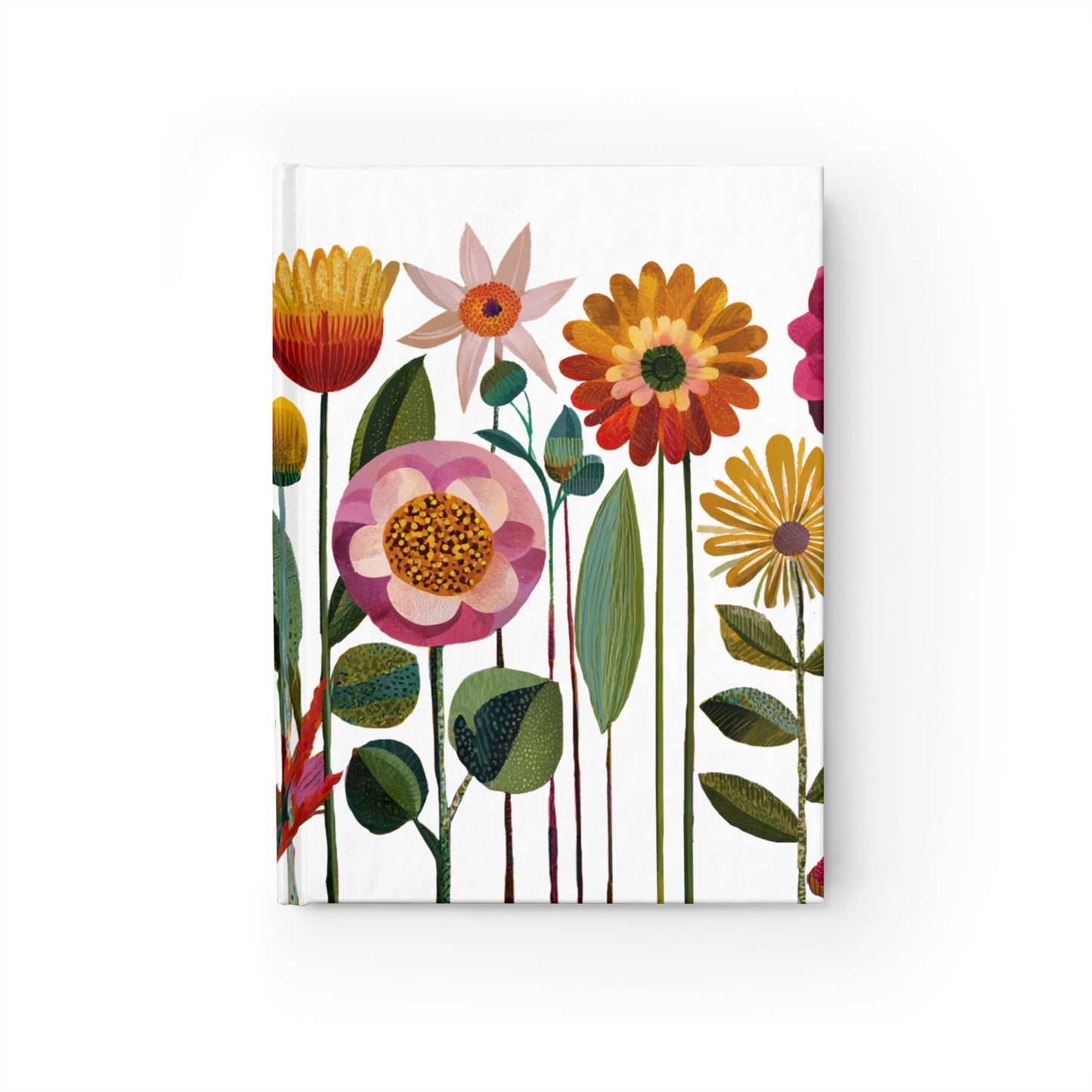 Floral Bloom Journal - Whimsical Flower Design, Perfect for Creative Writing, Personal Reflection, or Gift for Nature Lovers