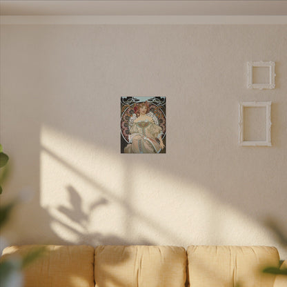 Day Dream After Alphonso Mucha Canvas Gallery Wraps