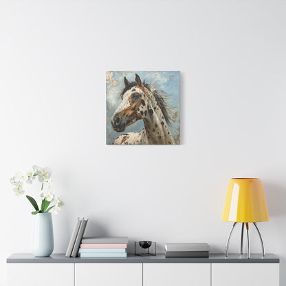 Appaloosa Horse Canvas Print — Equine Wall Art (Matte Stretched Canvas 1.25")