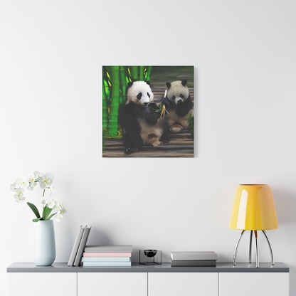 Pandas - Matte Canvas, Stretched, 1.25"