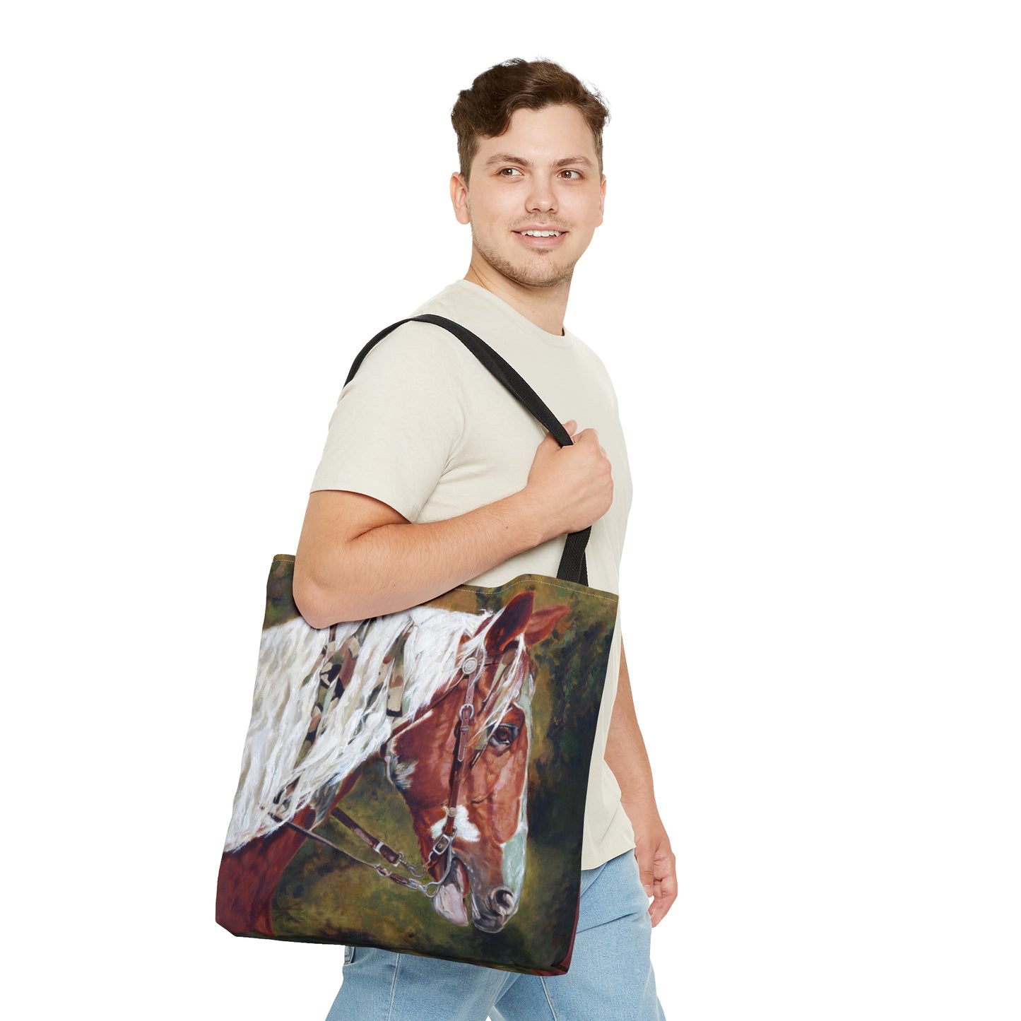 Tote Bag Warriors Horse Equine Design