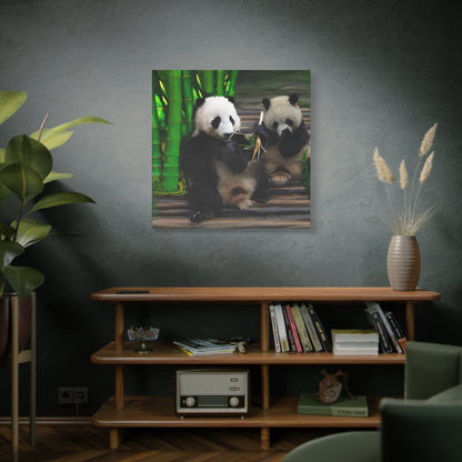 Pandas - Matte Canvas, Stretched, 1.25"