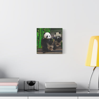 Pandas - Matte Canvas, Stretched, 1.25"