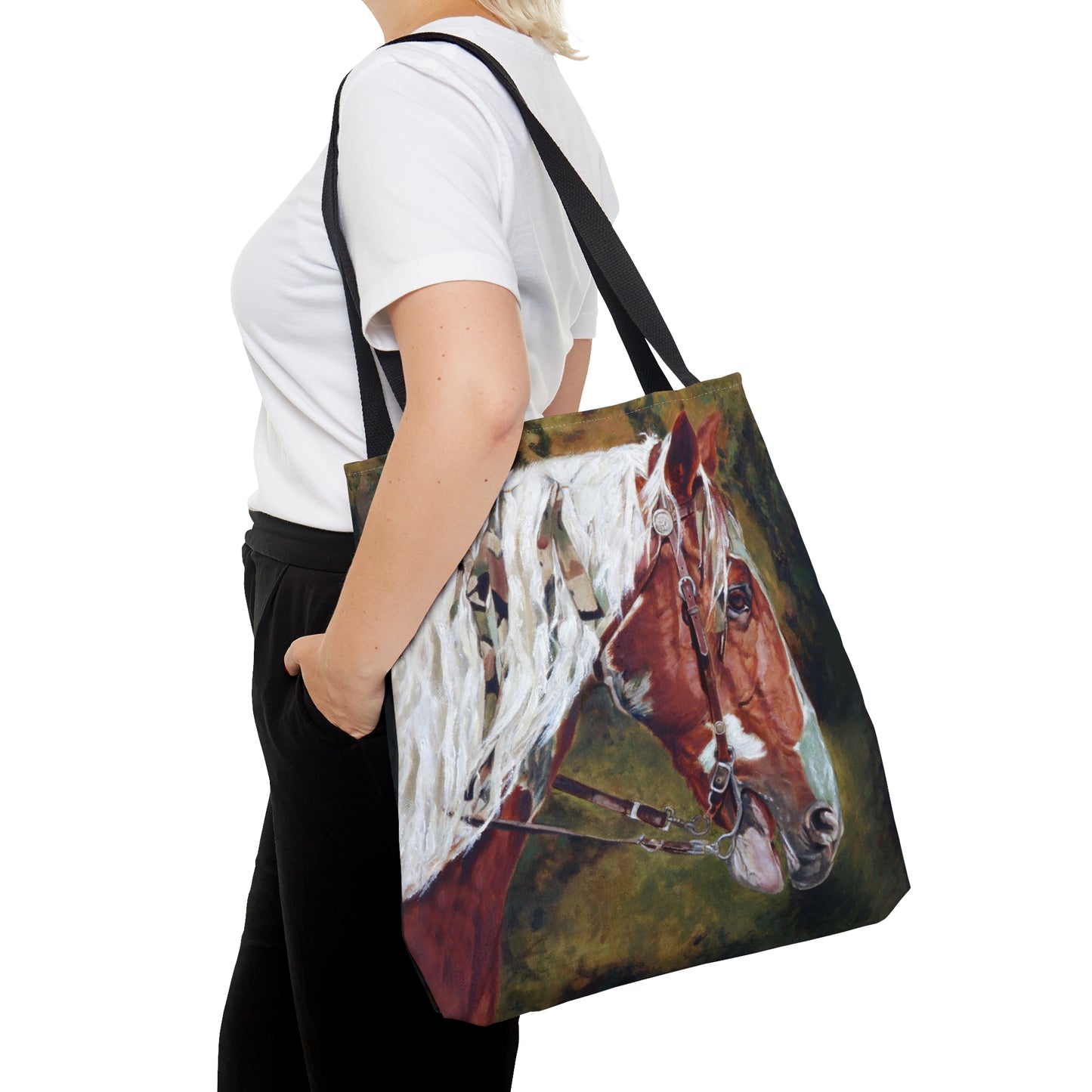 Tote Bag Warriors Horse Equine Design