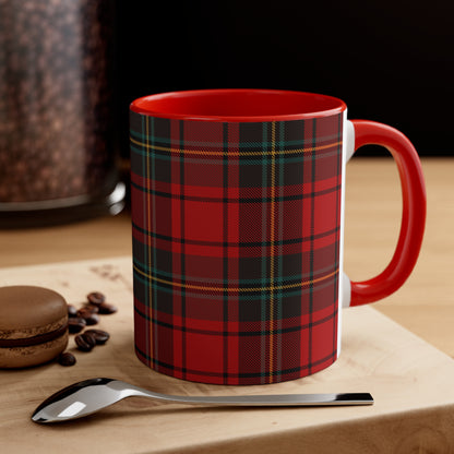 Plaid Accent Coffee Mug, 11oz