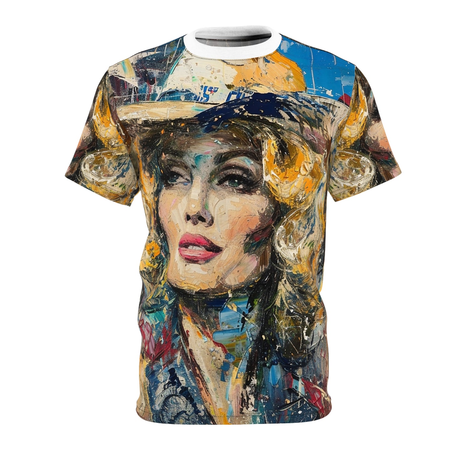 Unisex Cut & Sew Tee (AOP) - Country Queen Western Themed Tee