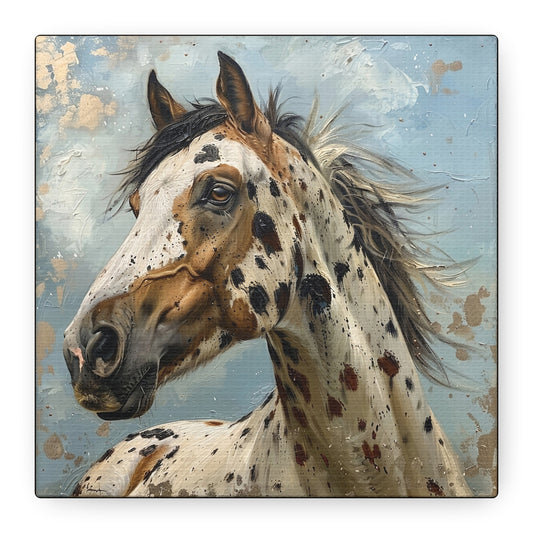 Appaloosa Horse Canvas Print — Equine Wall Art (Matte Stretched Canvas 1.25")