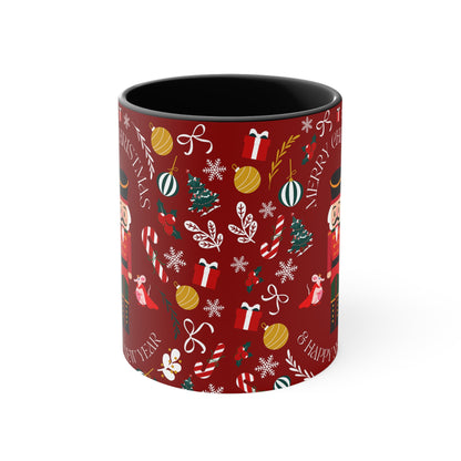 Nutcracker Coffee Ceramic Mug, 11oz black