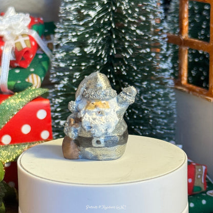 MiniatureSanta in silver