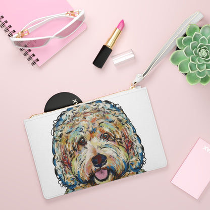 Clutch Bag - Doodle Dog Design