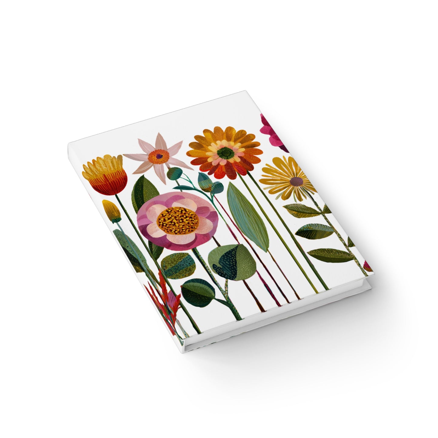 Floral Bloom Journal - Whimsical Flower Design, Perfect for Creative Writing, Personal Reflection, or Gift for Nature Lovers