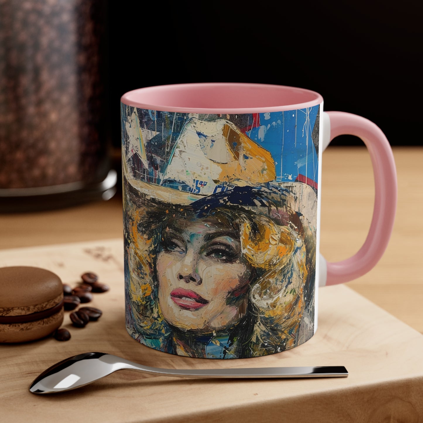 Accent Coffee Mug, 11oz - Country Queen pink