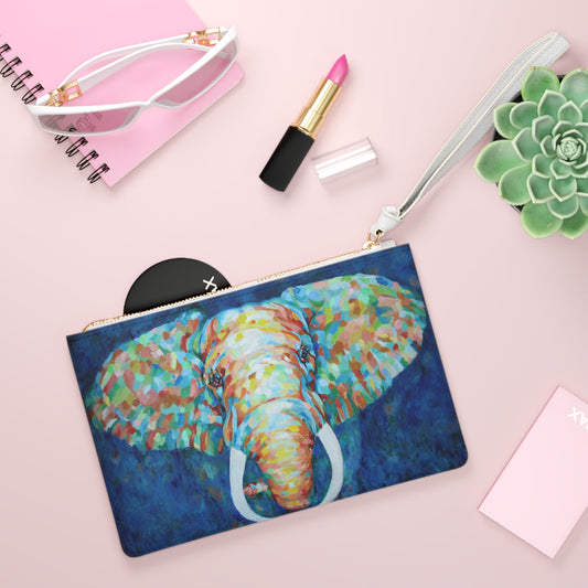 Clutch Bag - Colorful Elephant