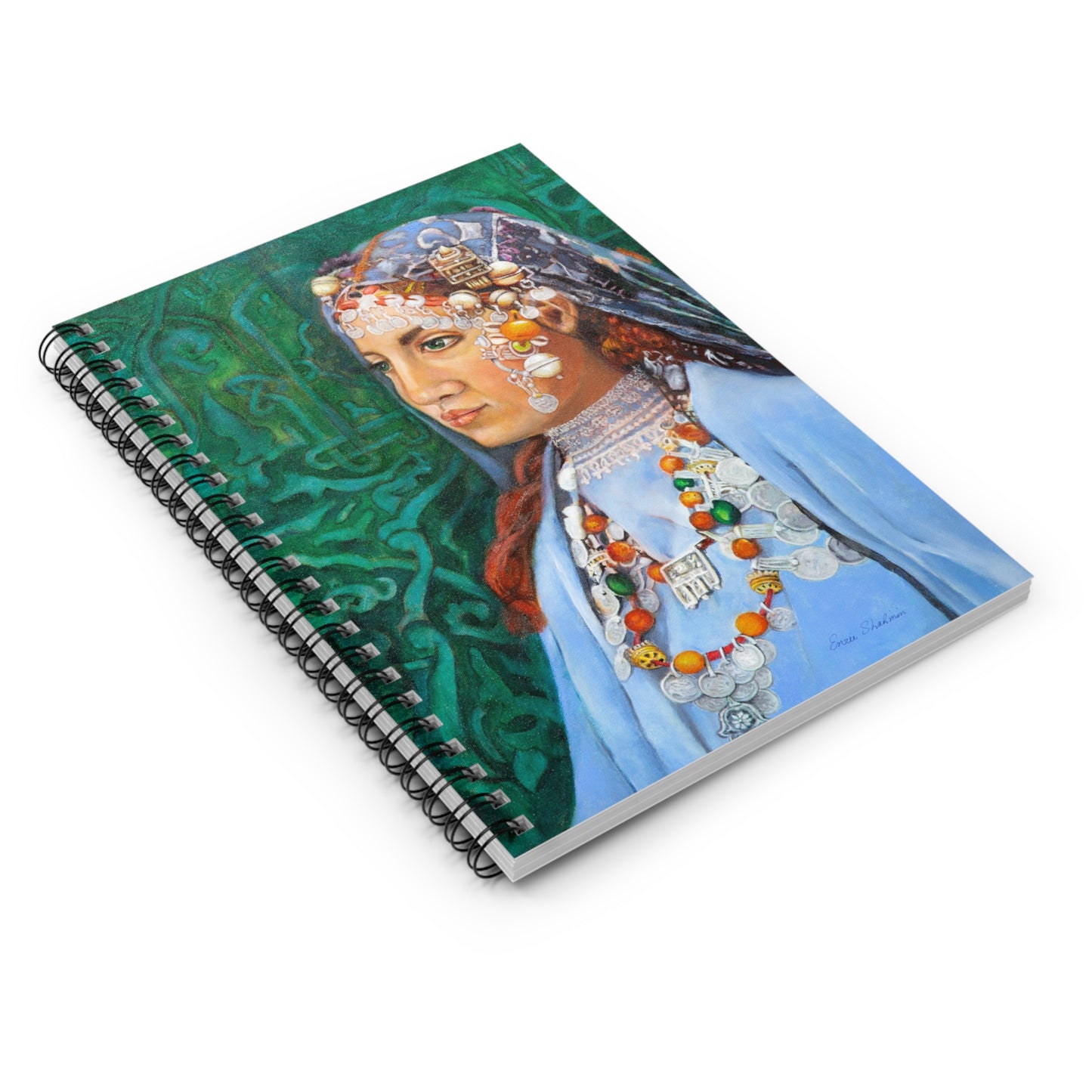 Notebook — Portrait of a Berber Woman Spiral Journal