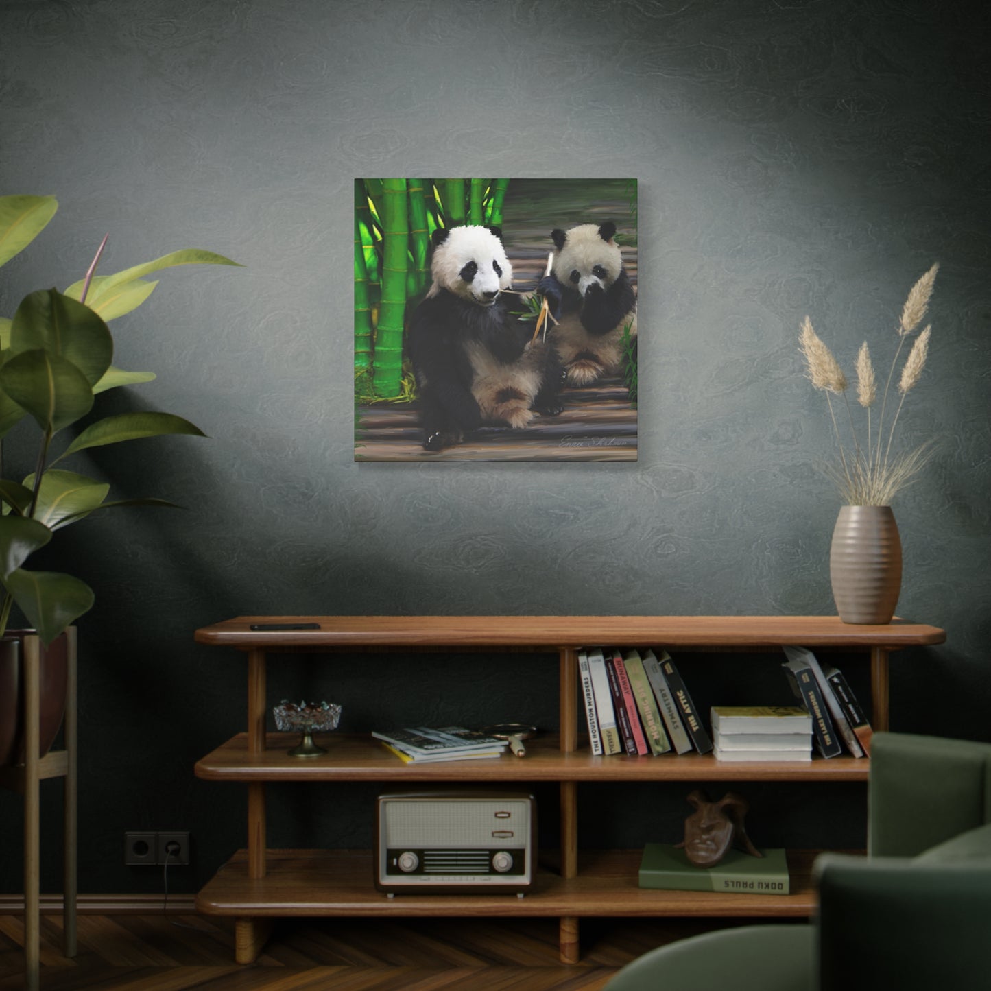 Pandas - Matte Canvas, Stretched, 1.25"