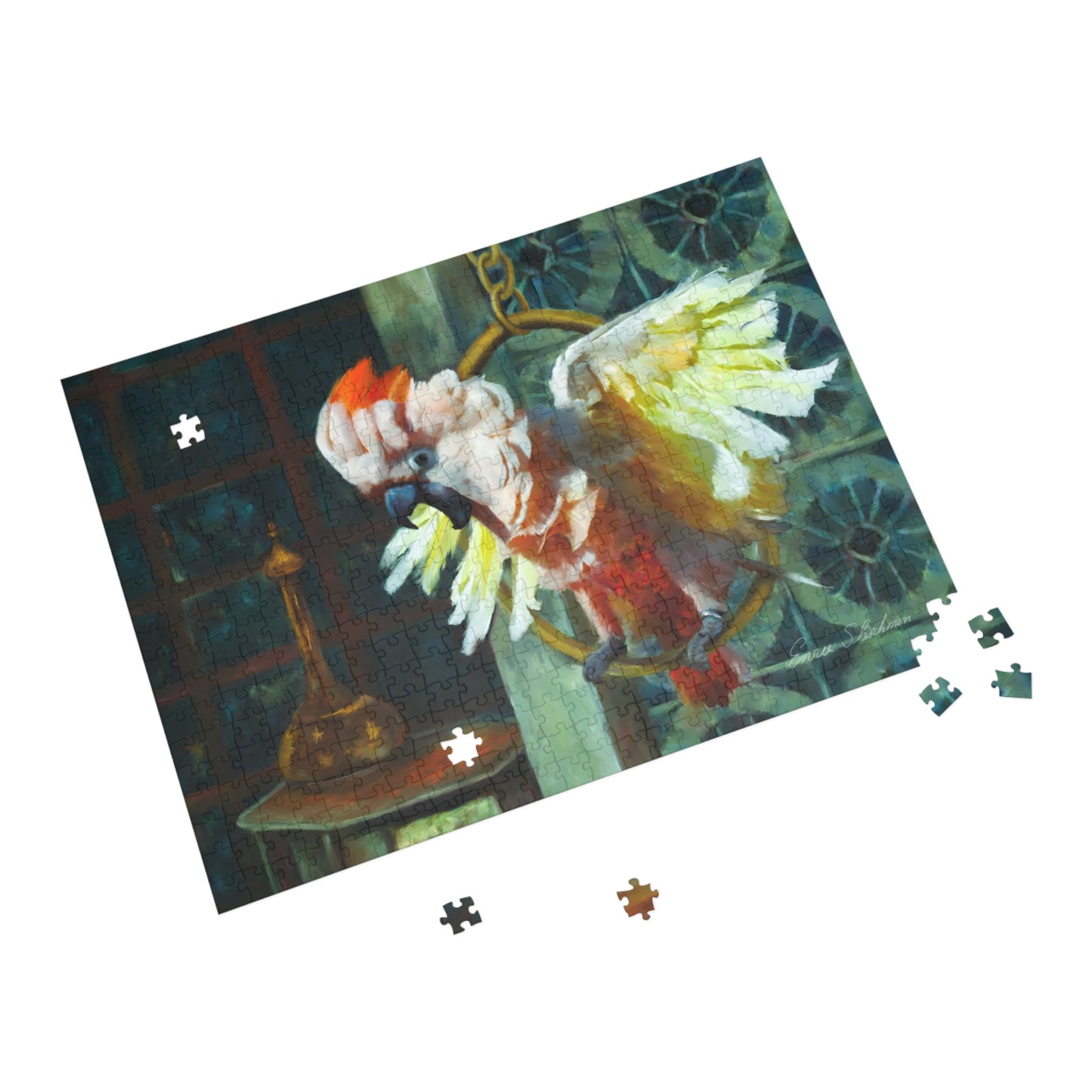 Puzzle (96, 252, 500, 1000-Piece) - Moluccan Cockatoo