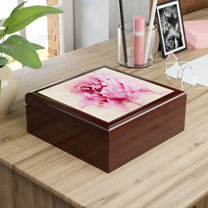 Jewelry Box - Pink Peony Keepsake Box f 9