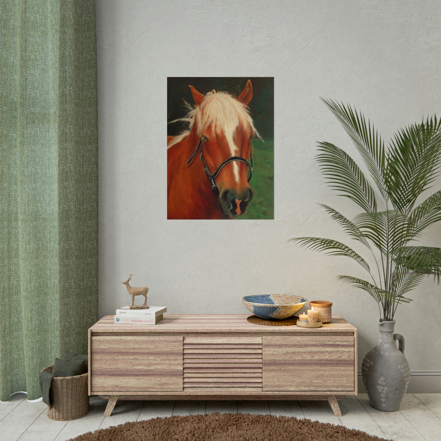 Rolled Posters - Brown Horse Art Poster