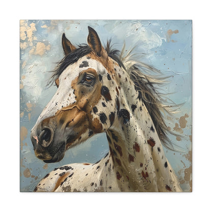 Appaloosa Horse Canvas Print — Equine Wall Art (Matte Stretched Canvas 1.25")