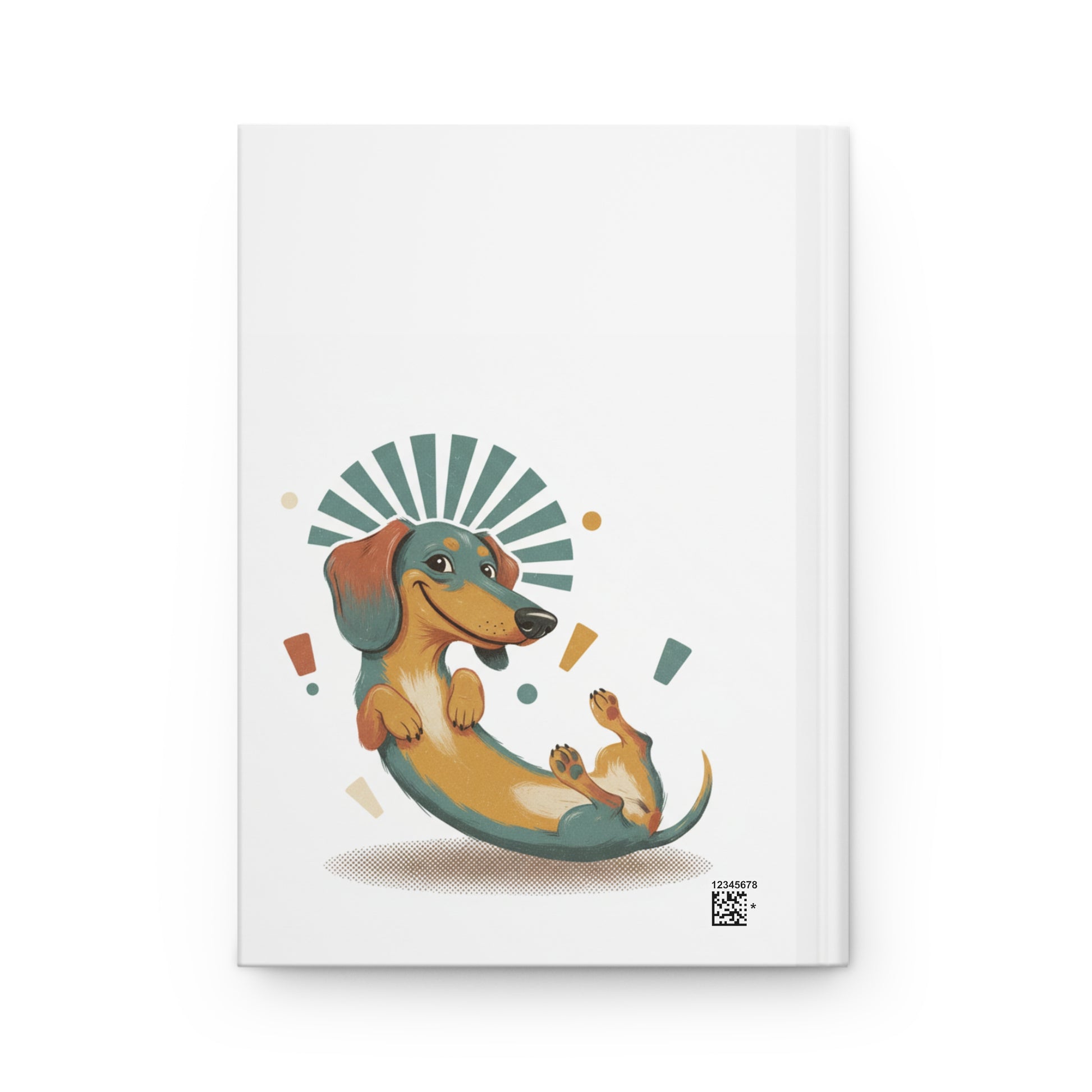 Illustration of a dachshund on a white background