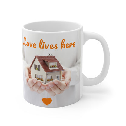 Love Lives Here Mug 11oz